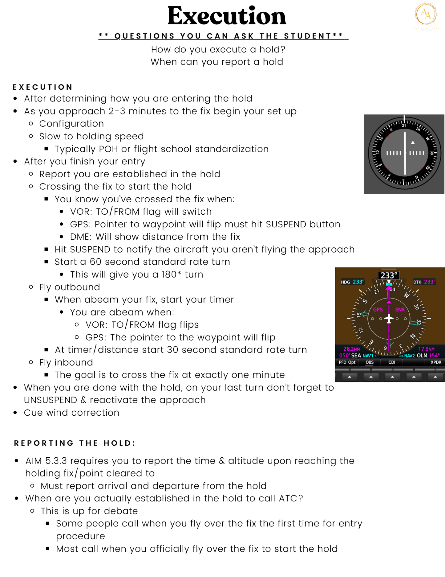 CFII Lesson plans - Airlines on Autopilot
