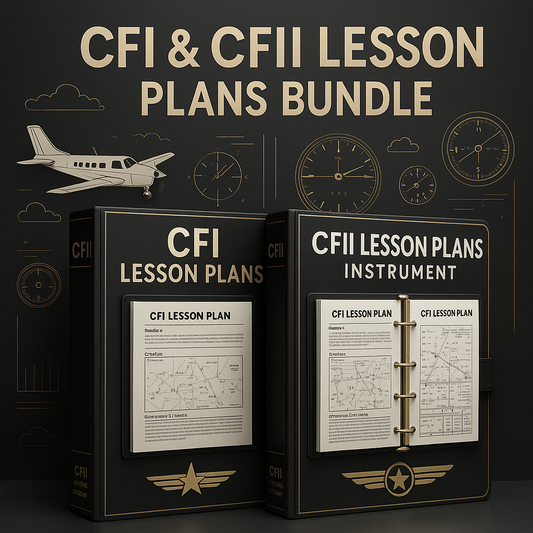 CFI/CFII Lesson Plan Bundle - Airlines on Autopilot