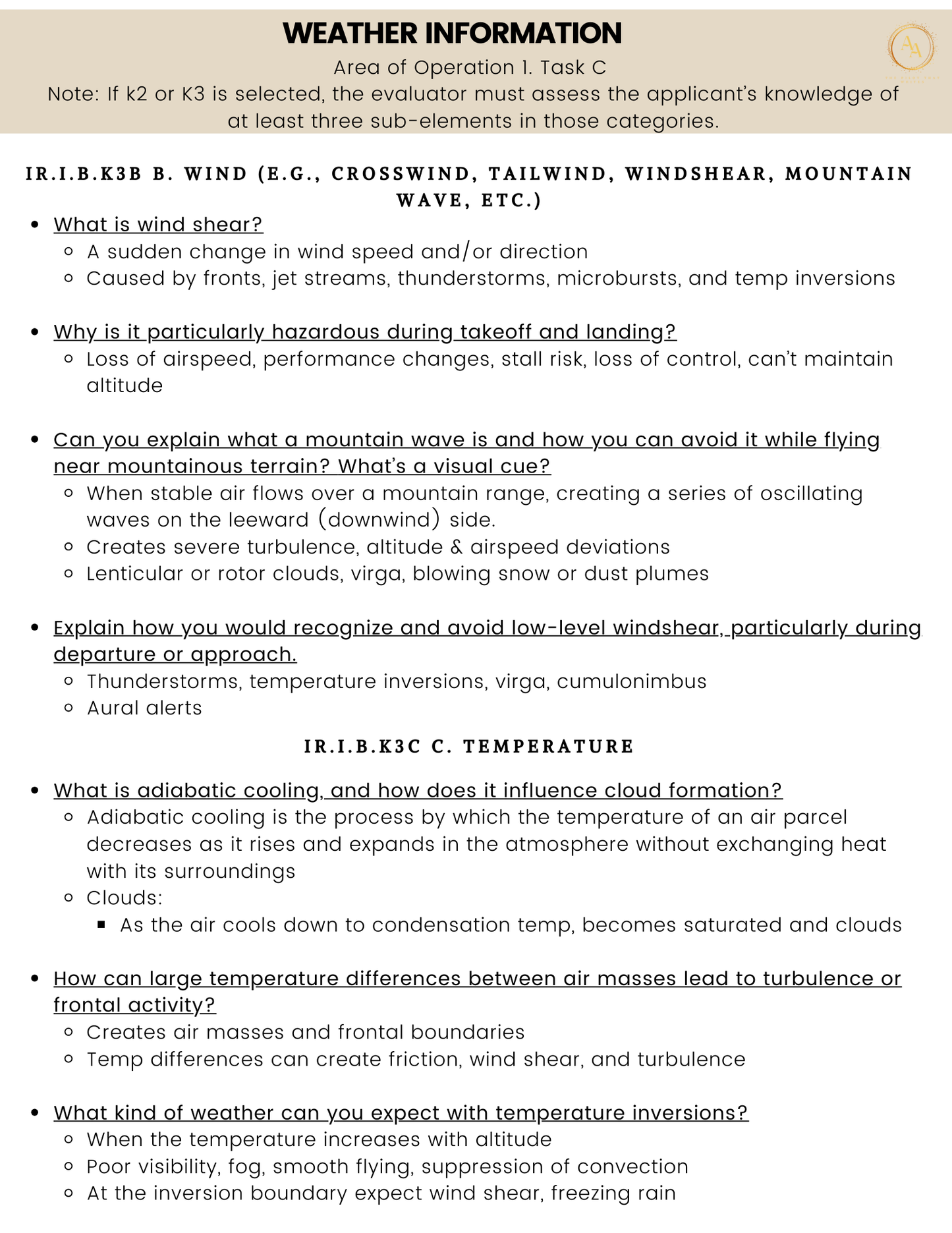 Instrument Checkride Study Guide - Airlines on Autopilot