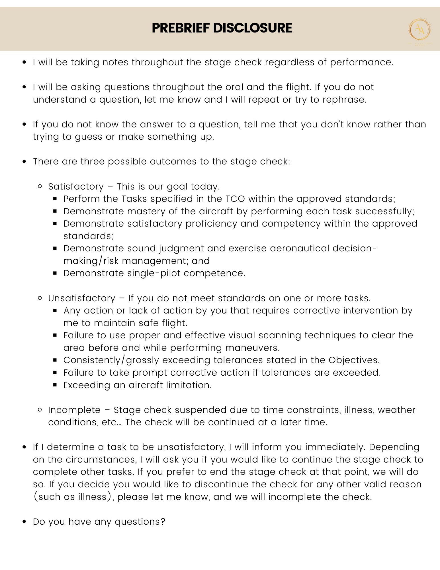 Private Pilot Checkride Gouge - Airlines on Autopilot